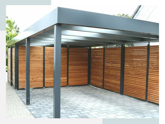 Навесы для парковки в Топках