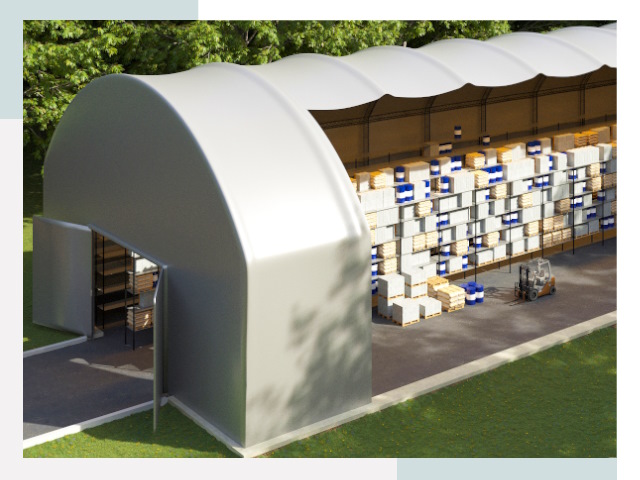 Тентовые ангары в Топках