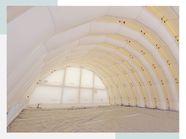 Пневмокаркасные ангары в Топках