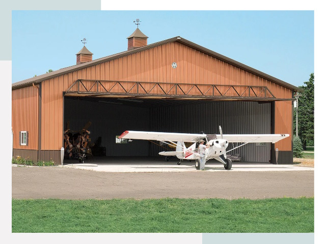 Ангары для самолетов в Топках