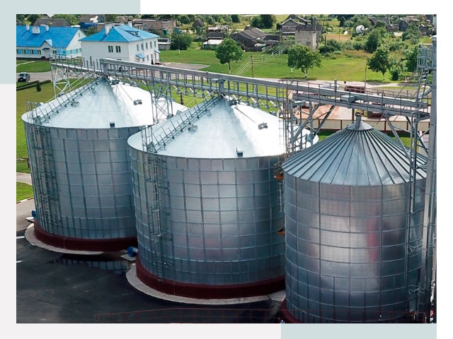 Металлические силосы в Топках