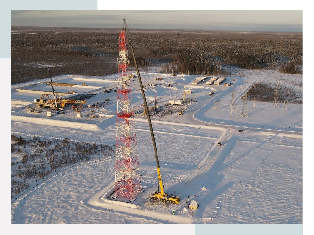 Мачты связи в Топках