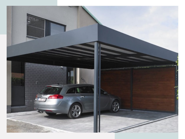 Металлические навесы в Топках