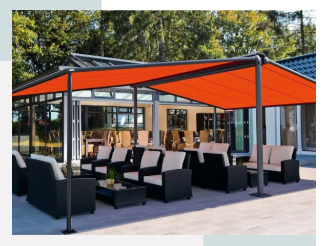 Навесы для кафе и ресторанов в Топках