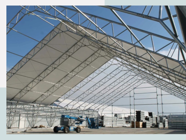 Каркасно-тентовые сооружения от СтальСтрой-Тпк по цене 608 руб.