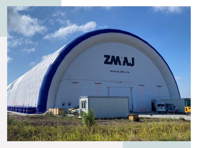 Брендирование ангаров в Топках