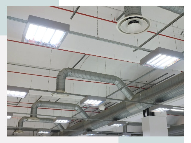 Вентиляция ангаров в Топках