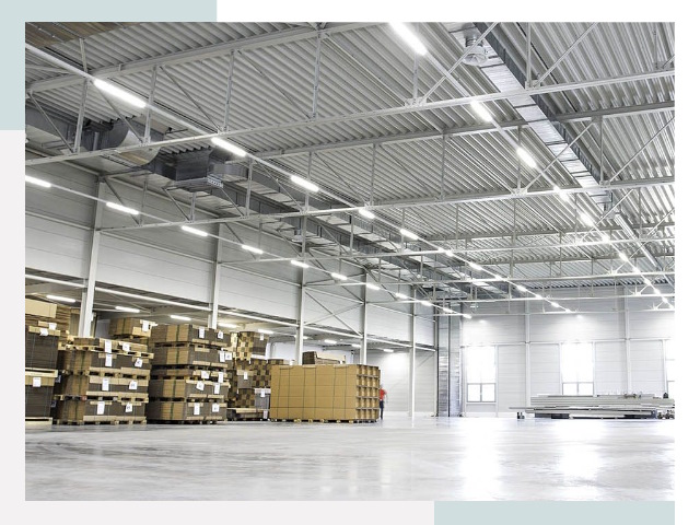 Освещение ангаров в Топках