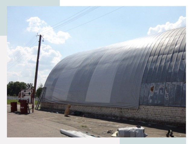 Ремонт ангаров в Топках