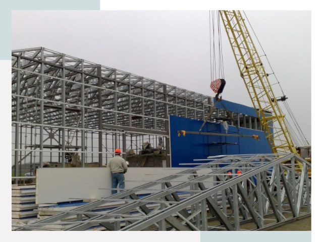 Монтаж ангаров в Топках