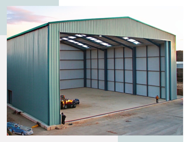 Строительство ангаров в Топках