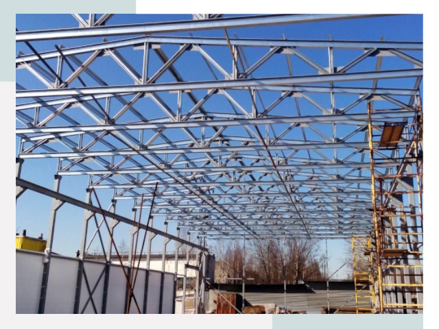 Металлокаркасы для складов в Топках